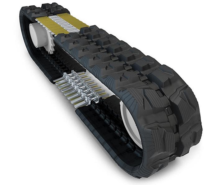 Esteiras De Borracha Para Perfuratrizes , Mini Escavadeiras E Mini Carregadeiras - Imagem 3