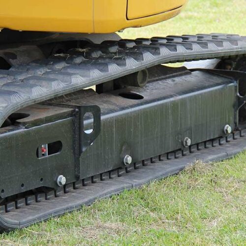 Esteiras De Borracha Para Perfuratrizes , Mini Escavadeiras E Mini Carregadeiras